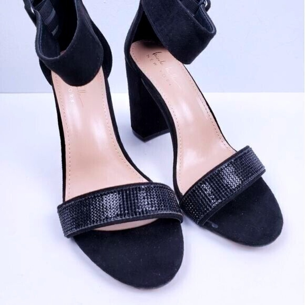 NICOLE MILLER Block Heel Sandal -‎ Size 7.5 - Picture 2 of 6